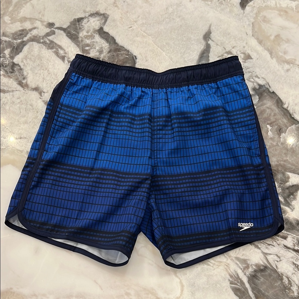 Men’s Speedo Swim Trunk With Boxer Brief Liner - NWOT